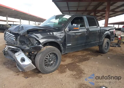 2013 Ford F-150 Lariat z USA, uszkodzony, nr VIN 1FTFW1ET2DFA38849